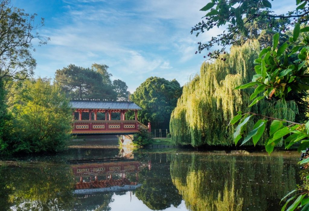 Birkenhead Park - A bridge to a beautiful green place 