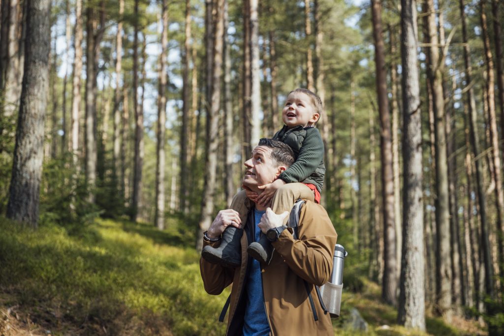 Family visit Formby Pinewoods. 