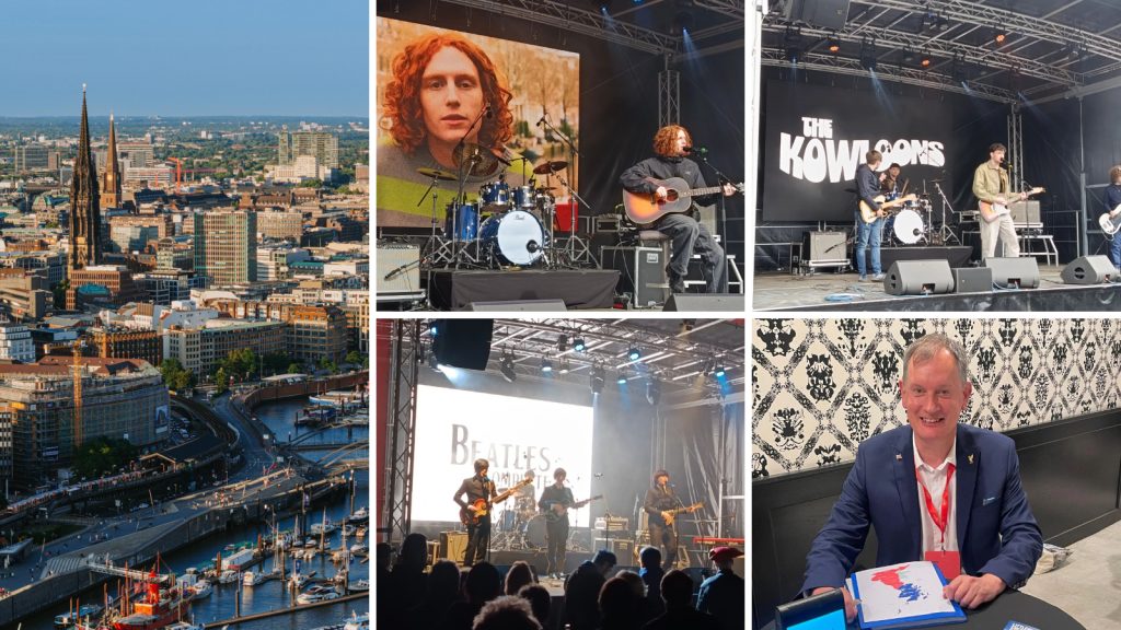VisitLiverpool's Senior Tourism Manager joins Liverpool City Region delelgation to Hamburg, joined by the best of Liverpool's new musicians.