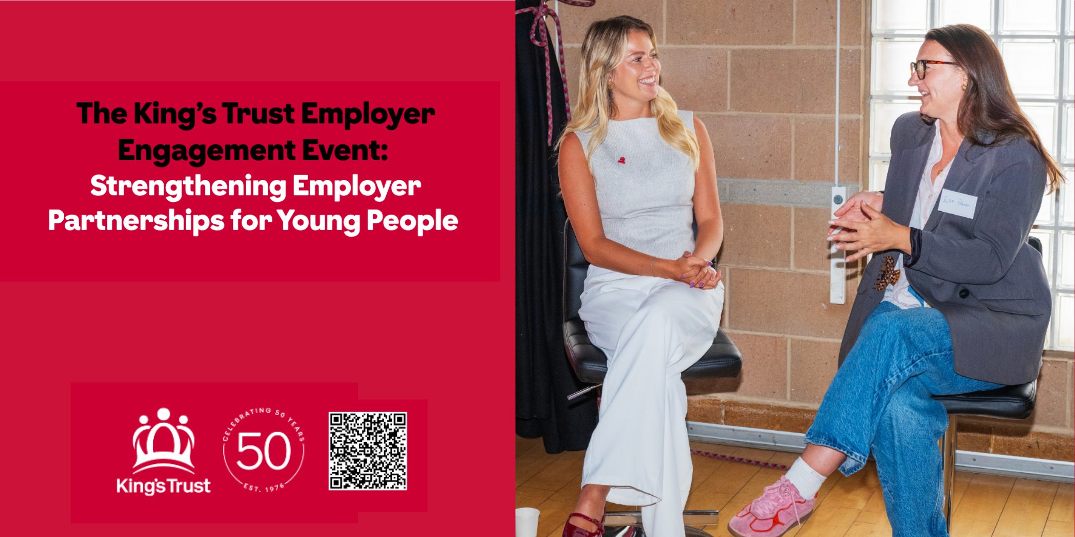 Strengthening Employer Partnerships for Young People Monday 20 July Networking and refreshments: 12.00pm Event: 12.30pm to 3.30pm The King's Trust Centre, Vanilla Factory, 39 Fleet Street, Liverpool, L1 4AR