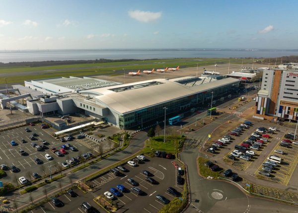 Liverpool John Lennon Airport Aerial photo