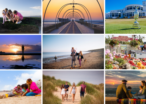 Montage of images representing just a small selection of Liverpool City Region broader and coastal offer.